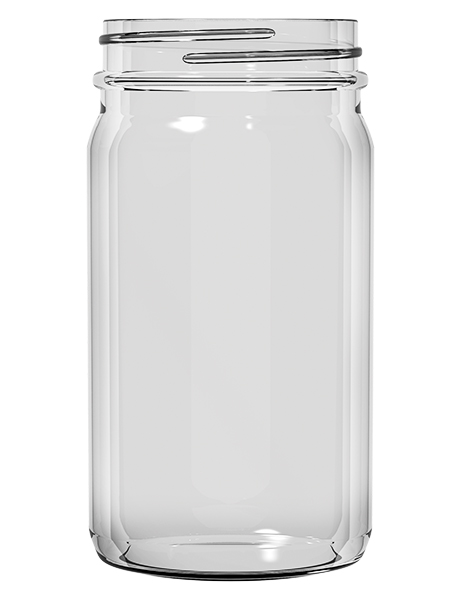 8oz Clear Glass Round Jars (Cap Not Included) for Canning 12/Case, Clear Type III BPA Free 58 mm